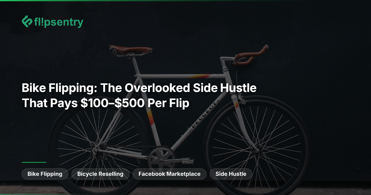 Bike Flipping: The Overlooked Side Hustle That Pays $100–$500 Per Flip - Detailed guide cover image