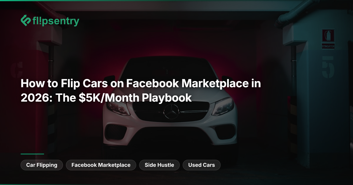 How to Flip Cars on Facebook Marketplace in 2026: The $5K/Month Playbook - Detailed guide cover image